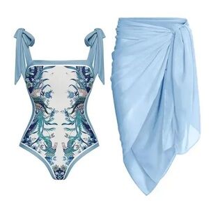 COPY - NWT - Hampton One Piece w/ Wrap Set